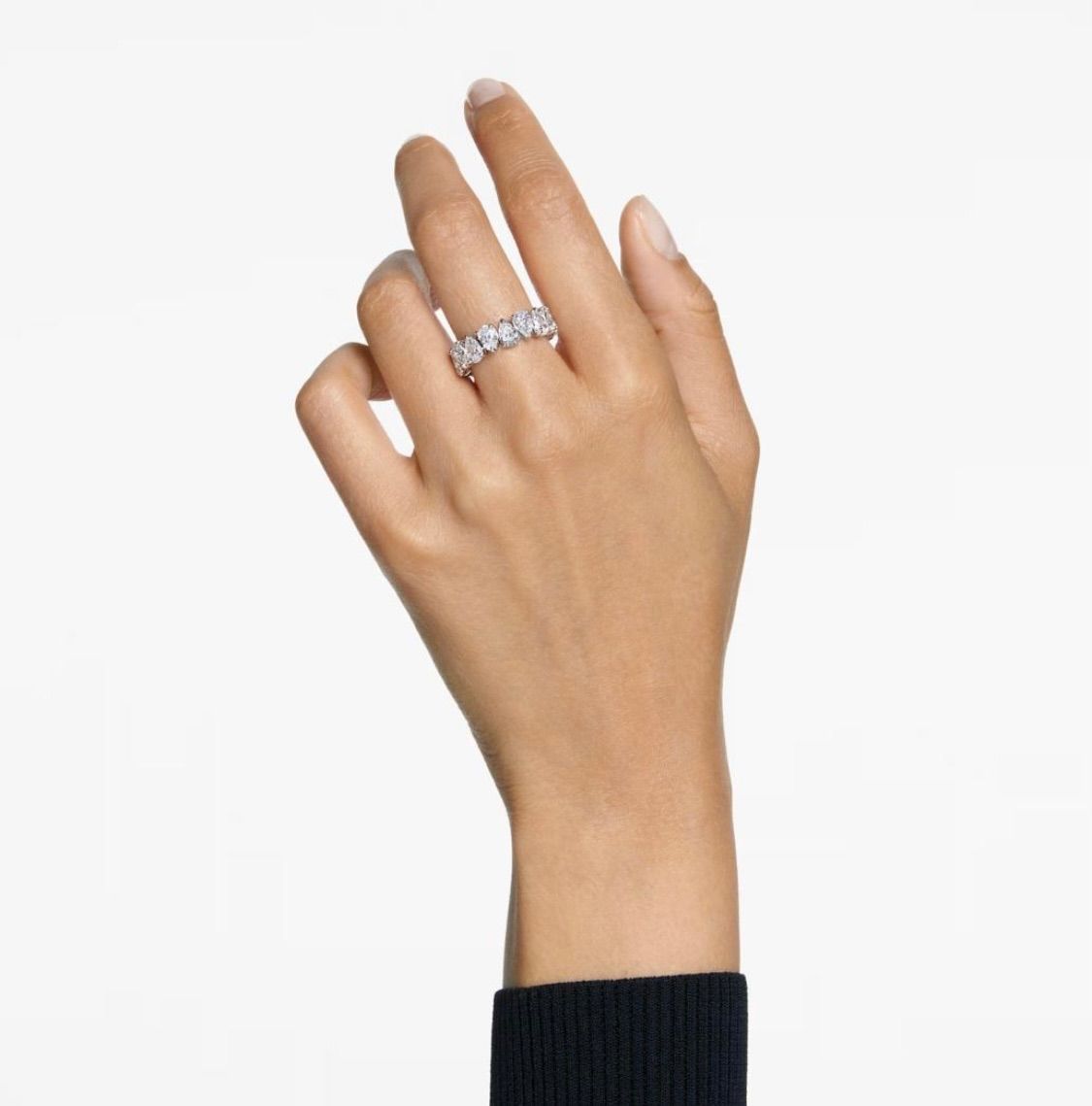スワロフスキー Swarovski Vittore ドロップカット リング58号 指輪
