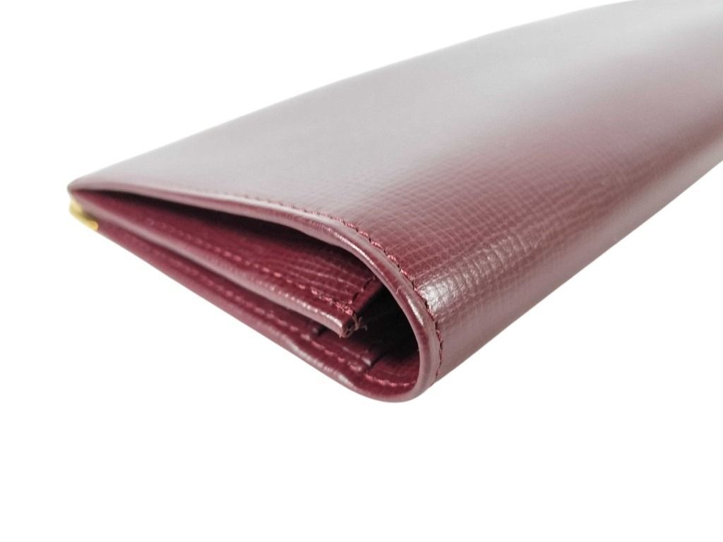 Cartier カルティエ 財布 マスト L3000164 ボルドー レザー メンズ 二つ折り長財布 新品未使用展示品【本物保証】 Cartier カルティエ 財布 マスト L3000164 ボルドー レザー メンズ 二