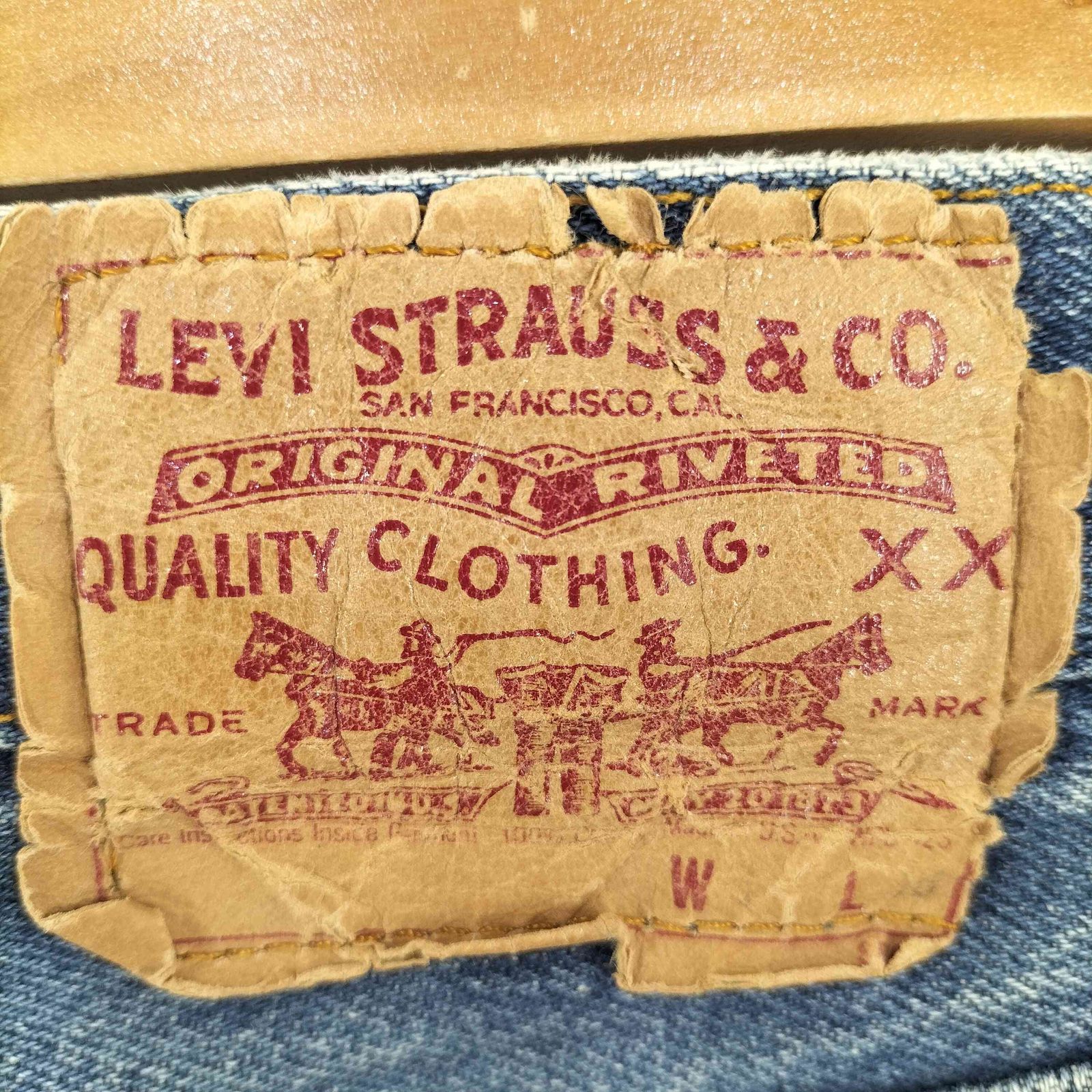 リーバイス Levis USA製 ボタン裏刻印520 501 デニムパンツ メンズ 