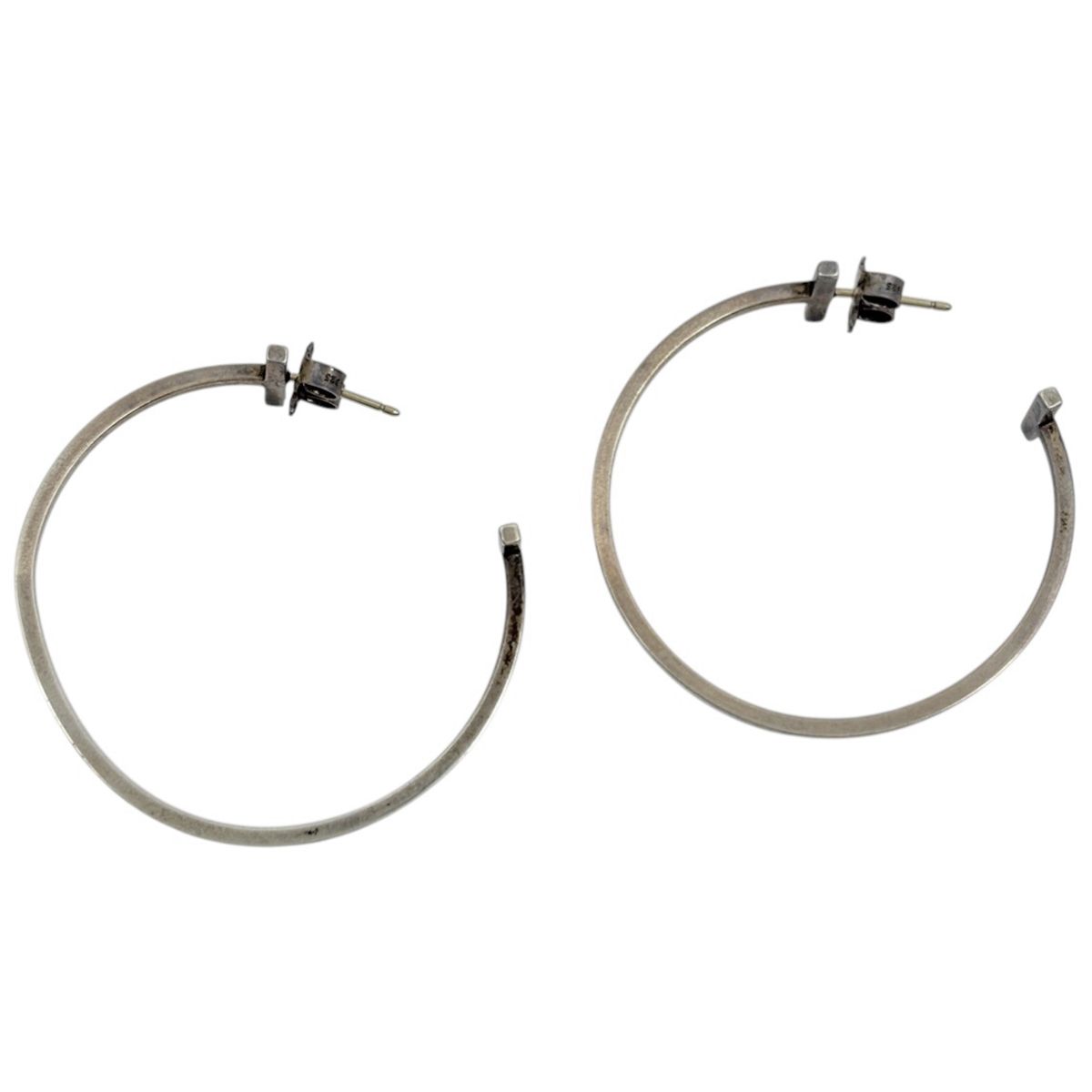 ティファニー TIFFANY&Co. Tワイヤー フープ ピアス シルバー925 ティファニー TIFFANY&Co. Tワイヤー フープ ピアス シルバー925