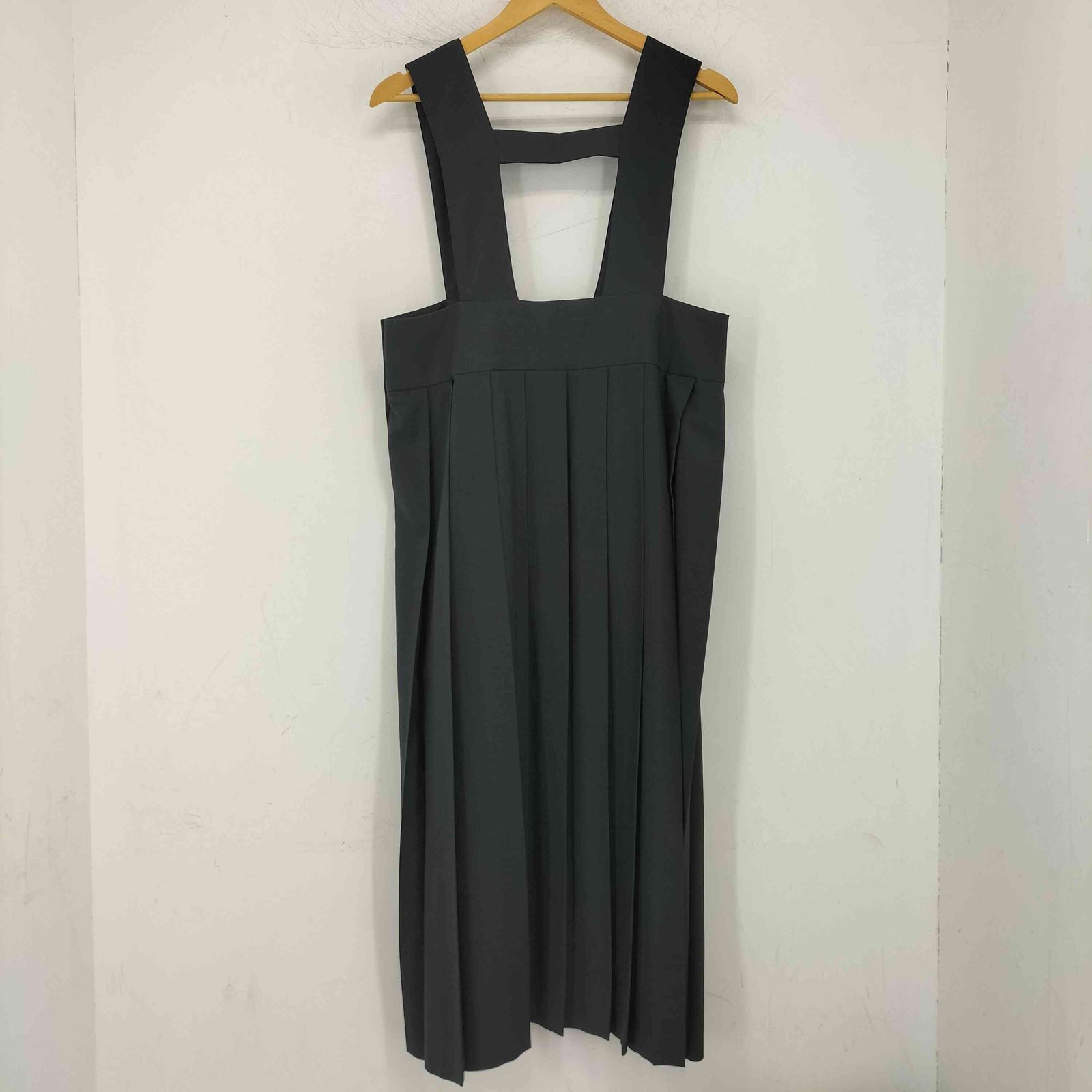 ミズイロインド mizuiro ind プリーツジャンパースカート レディース