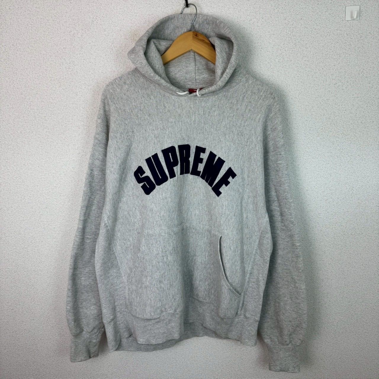 激レア 90s NIGO SUPREME シュプリーム スウェット パーカー ロゴ刺繍 
