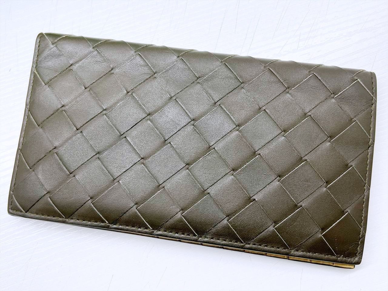 美品 Bottega Veneta ボッテガヴェネタ イントレチャート ロング