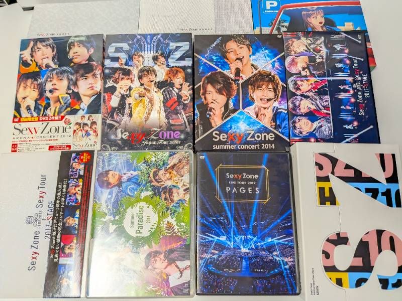 Sexy Zone DVD セット15盤 2012〜2021年timelesz Sexy Zone (timelesz) アルバム、ライブDVD 11本セット まとめ売り