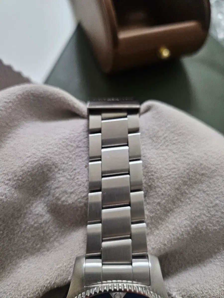  ブライトリング BREITLING スーパー SUPER オーション2 デニム版 44mm 柔らか素材 自動巻き時計 腕時計(アナログ)