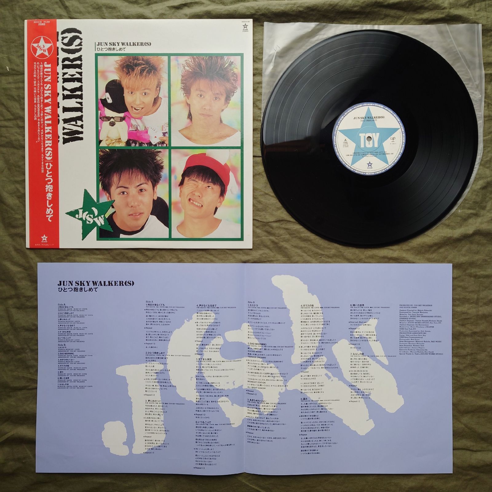 良盤 美ジャケ 1988年 ジュン・スカイ・ウォーカーズ Jun Sky Walker(s