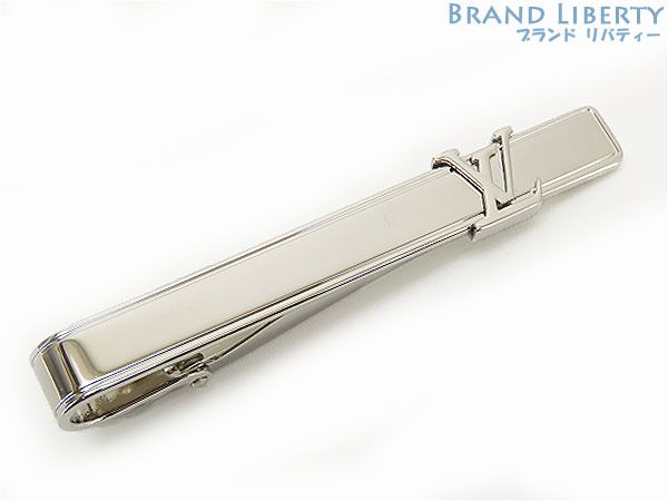 美品 ルイヴィトン  パンス クラヴァット LV イニシャル タイピン ネクタイピン タイバー タイクリップ シルバー メタル M61981 未使用】ルイヴィトン LOUIS VUITTON パンス クラヴァット LV