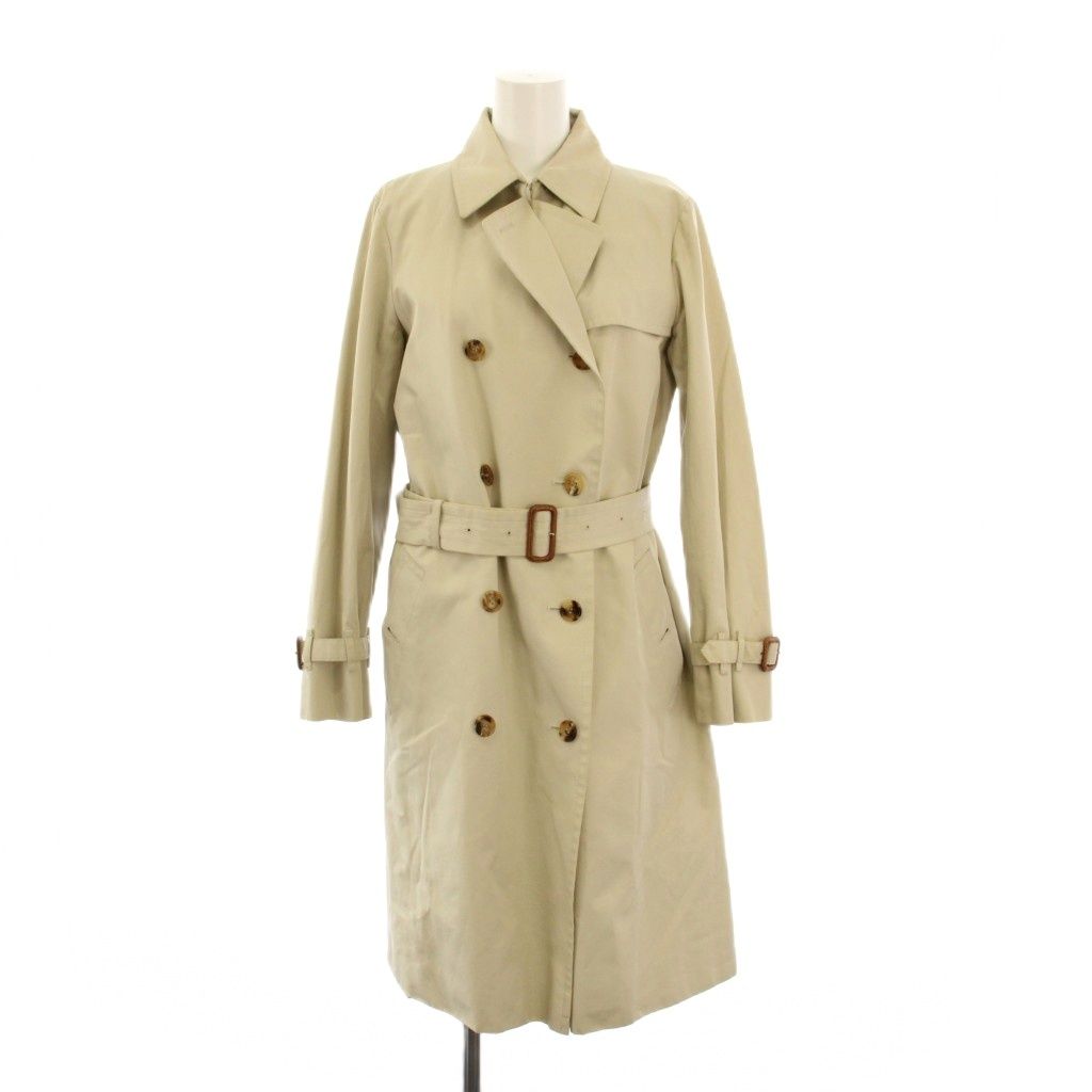 Burberry トレンチコート ロングコート ノバチェック 比翼 ベージュ