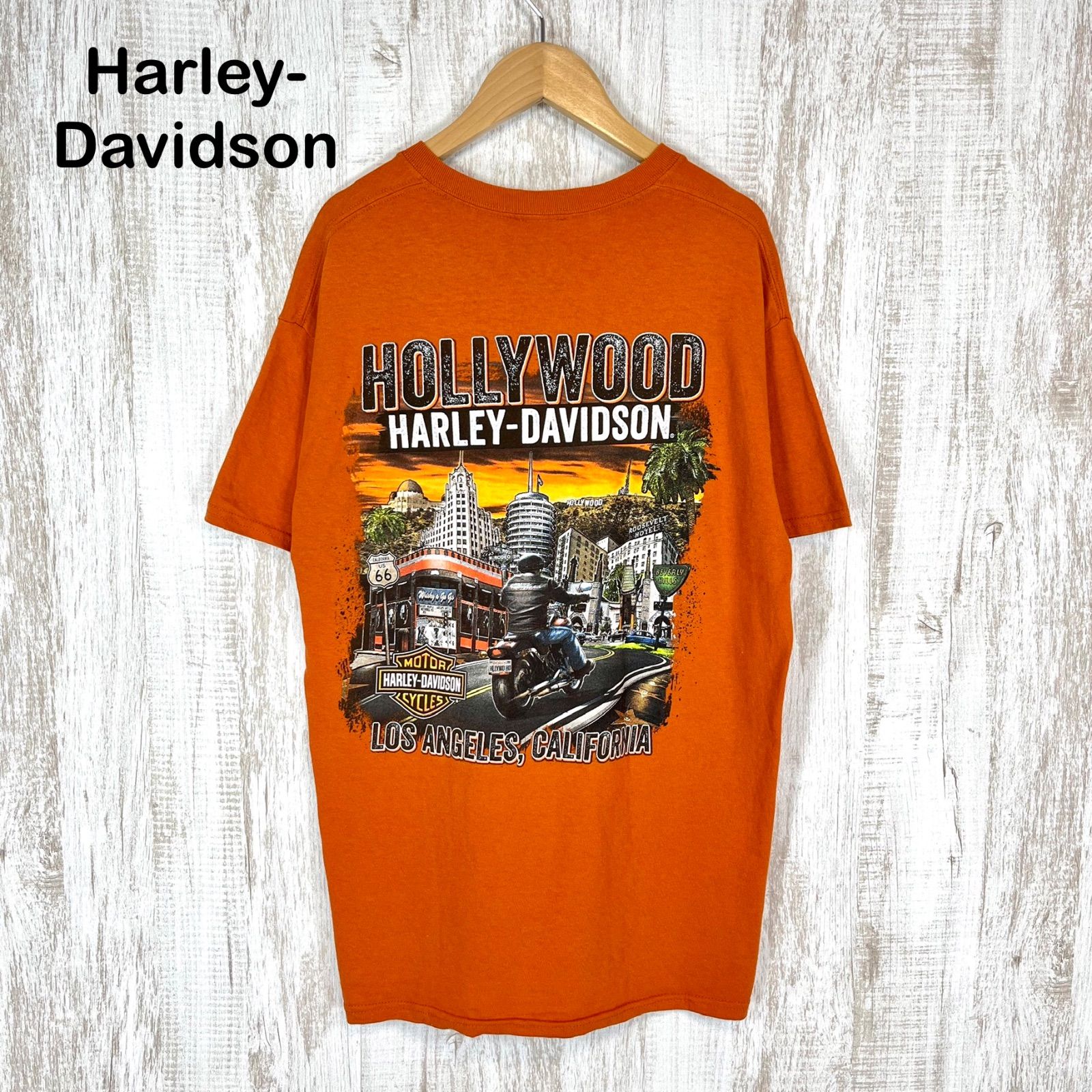 Harley-Davidson ハーレーダビッドソン 両面プリント ハリウッド T 