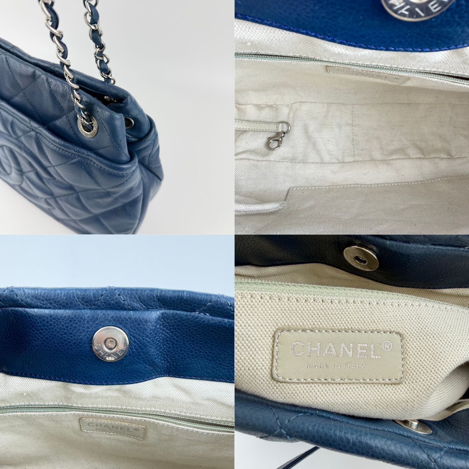 中古】CHANEL シャネル ココマーク マトラッセ ショルダーバッグ 