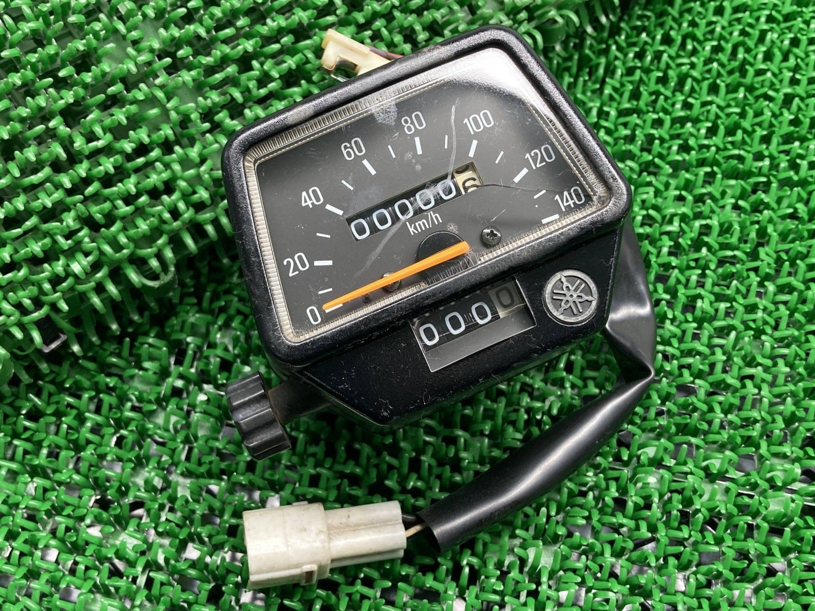 TW200 スピードメーター ヤマハ 純正 中古 バイク 部品 DG07J 低走行 