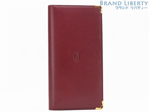 お買い得品 【新品同様】カルティエ Cartier マストライン 二つ折り長 