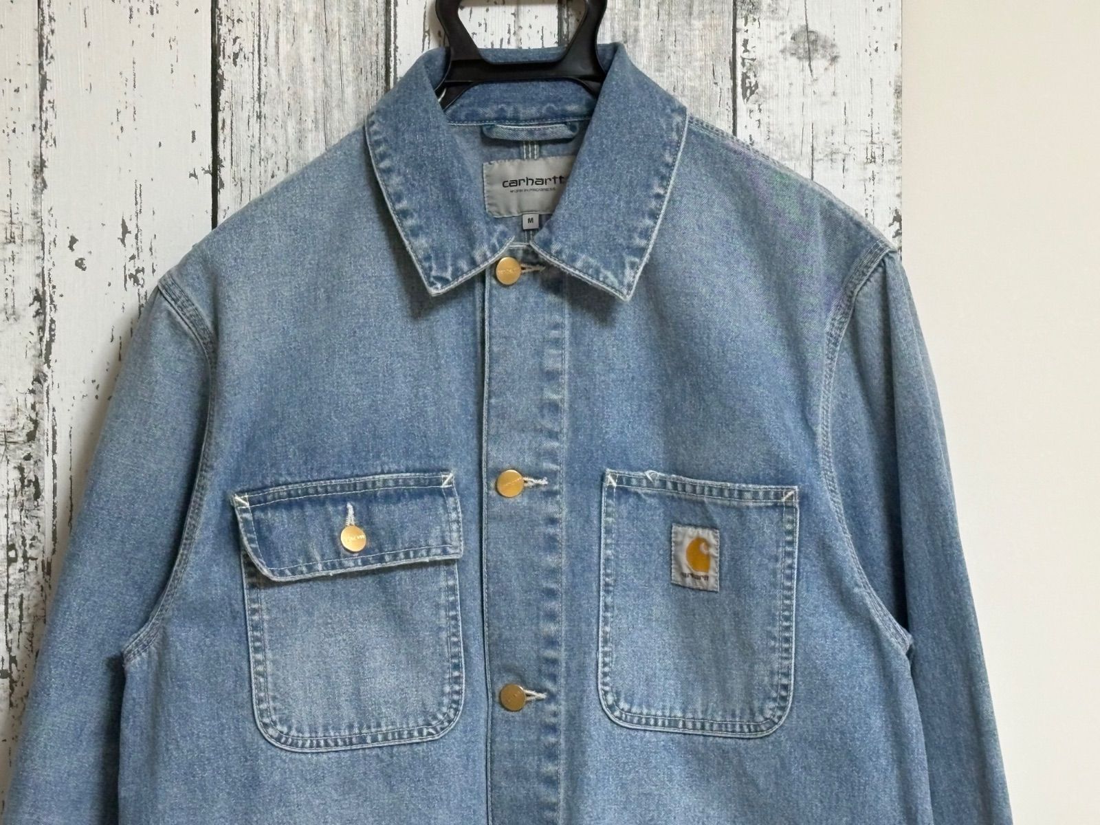 Carhartt カーハート デニム カバーオール デニム ジャケット M ライト