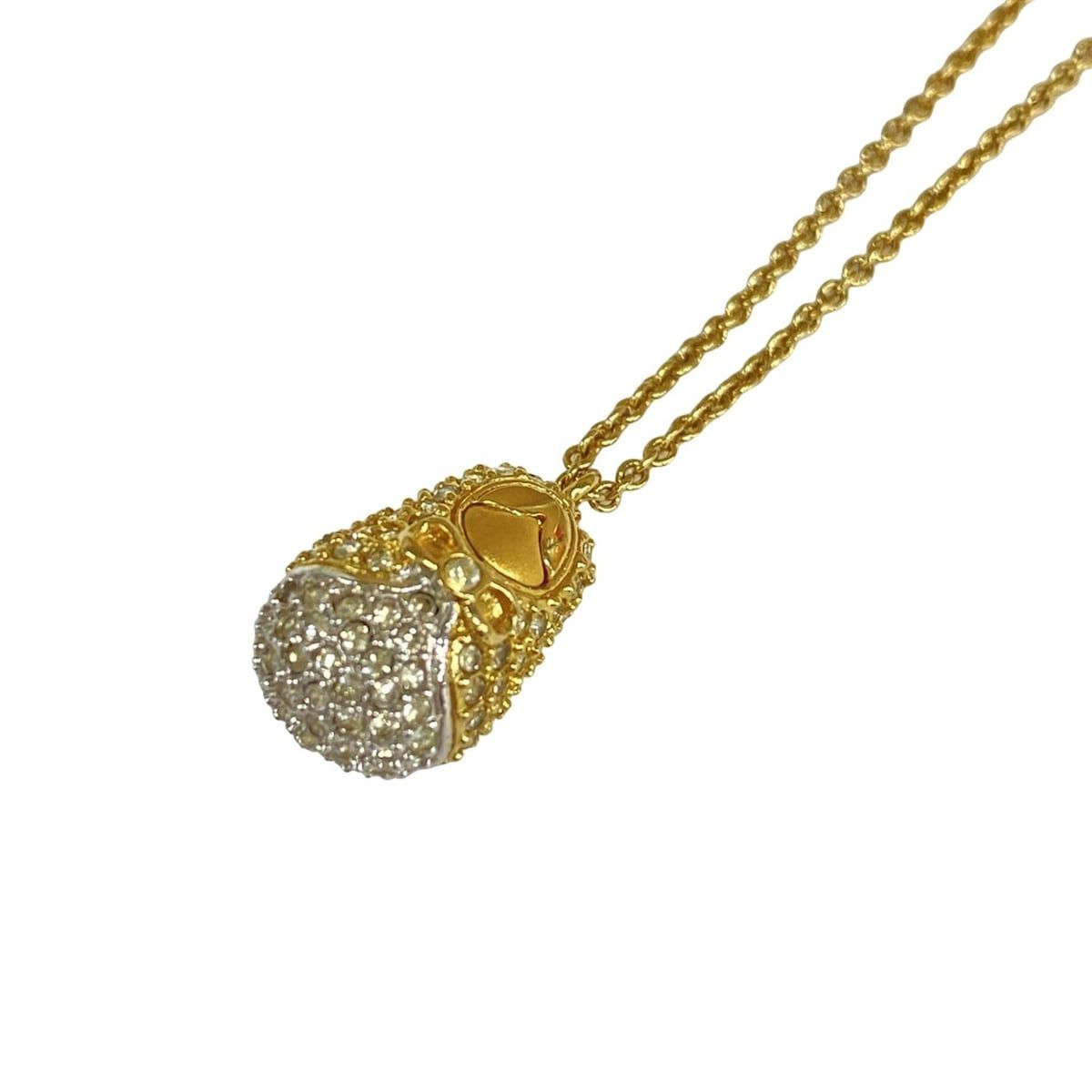 SWAROVSKI(スワロフスキー) ネックレス ゴールド×クリア フラワー 