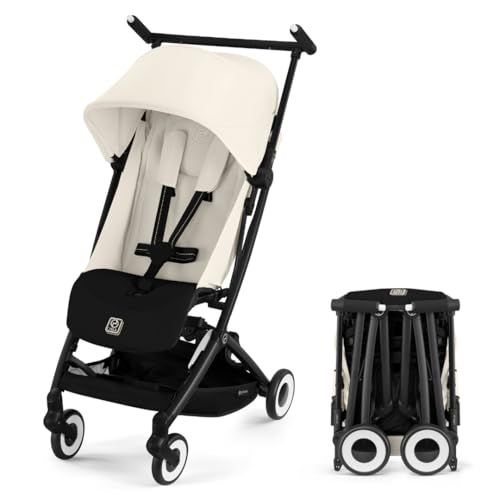 CYBEX サイベックス 公式 リベル 2025 キャンバスホワイトJP 6ヵ月～4歳頃まで使える ウルトラコンパクト ベビーカー 軽量 機内持ち込み 旅行 おでかけ cybexオリジナルリフレクターバンド付き 彡