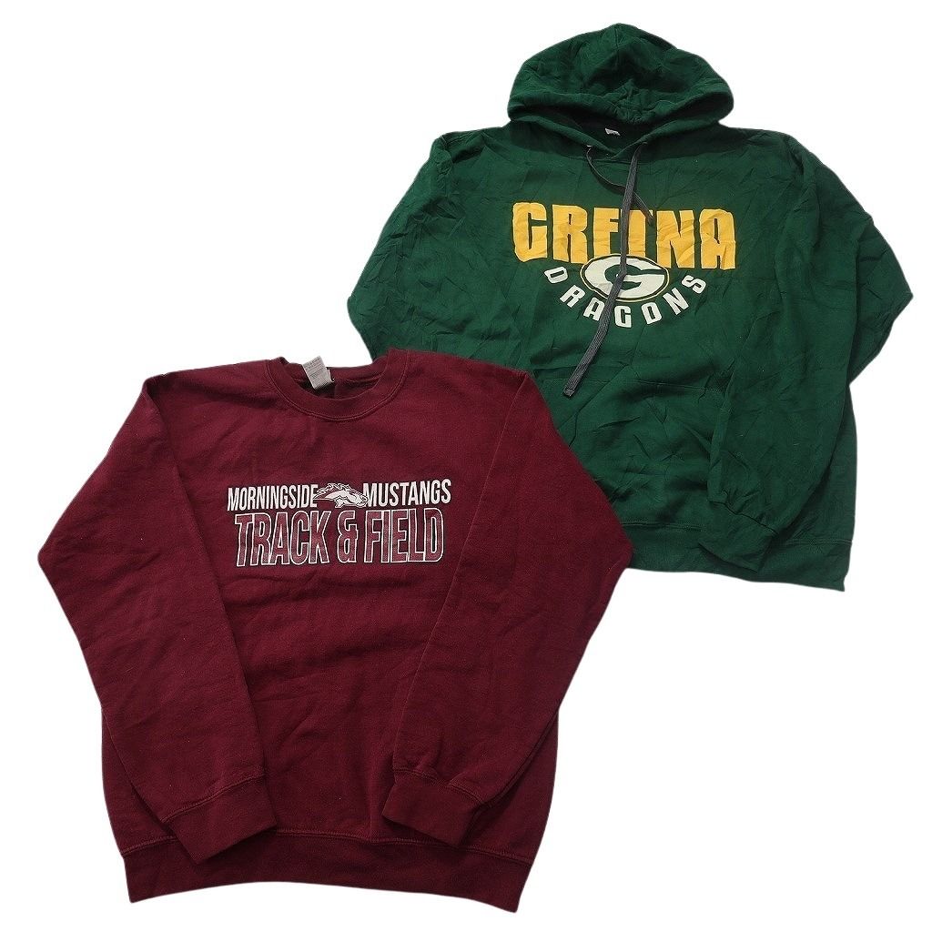 古着卸 まとめ売り カレッジ風 スウェット 6枚セット (メンズ XS /S