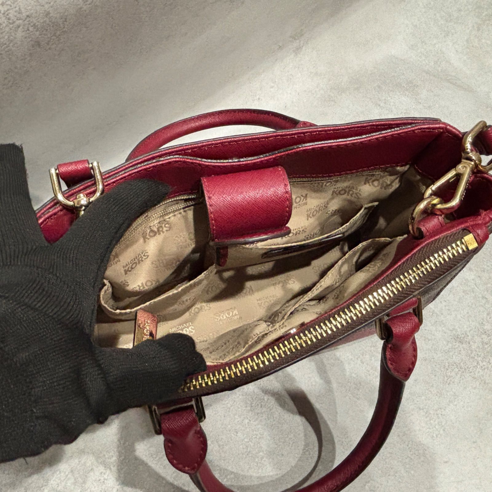 MICHAEL KORS マイケルコース MK柄 シグネチャー 2WAY ハンドバッグ 