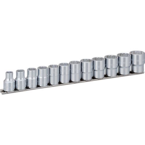 ＴＯＮＥ　ソケットセット（１２角・ホルダー付）インチサイズ　１２ｐｃｓ