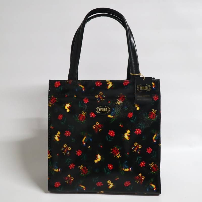FEILER フェイラー ハイジ トートバッグ 日本製 PHES-876 PVC ブラック