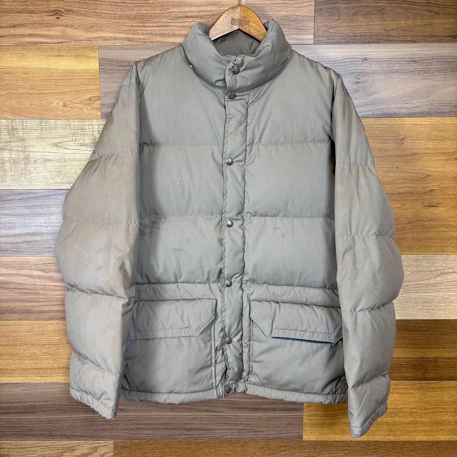 USA製 80s THE NORTH FACE DOWN JACKET ノースフェイス 茶タグ ダウン 