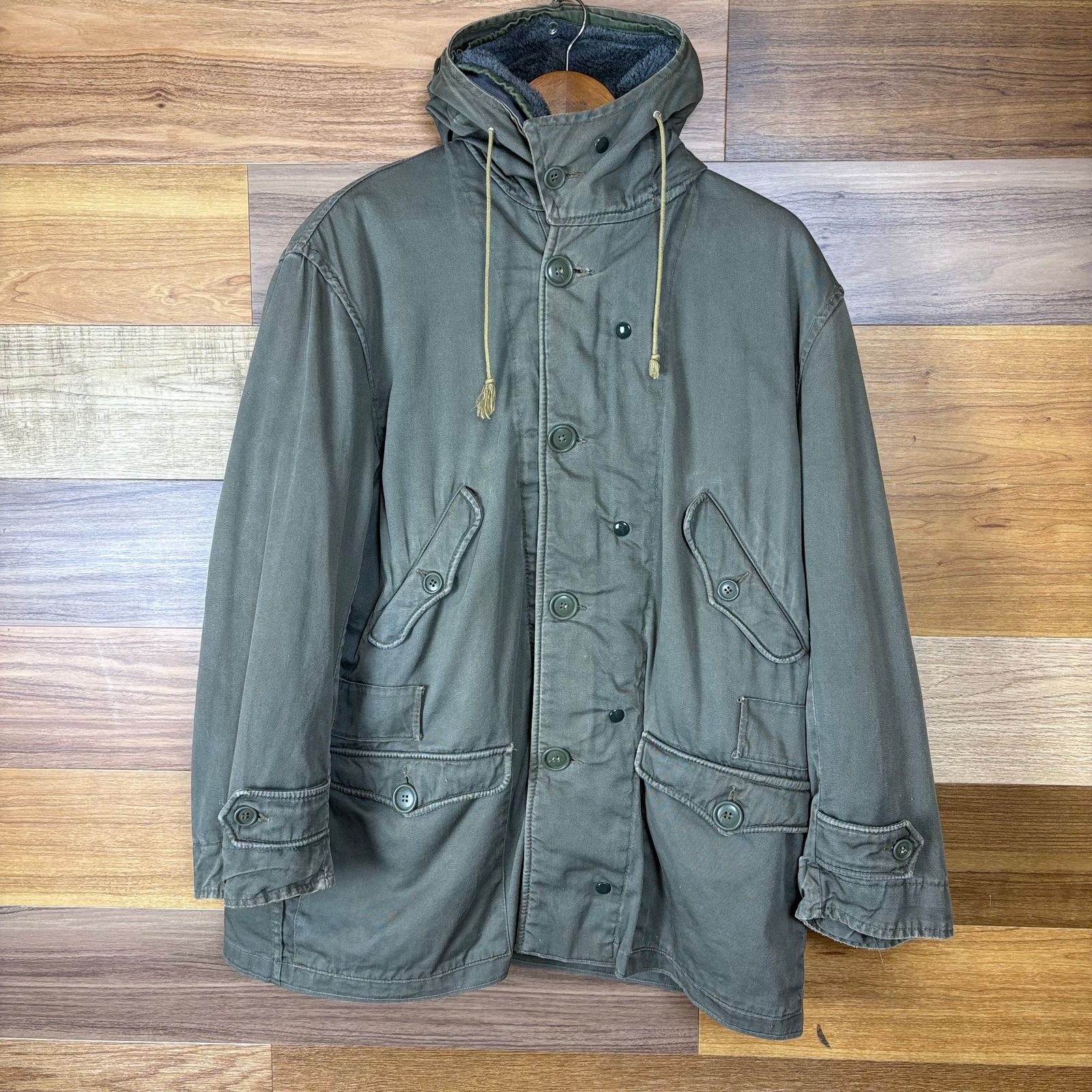 レディース 古着 ビンテージ 70s シルバー ジャケット コート デッド 