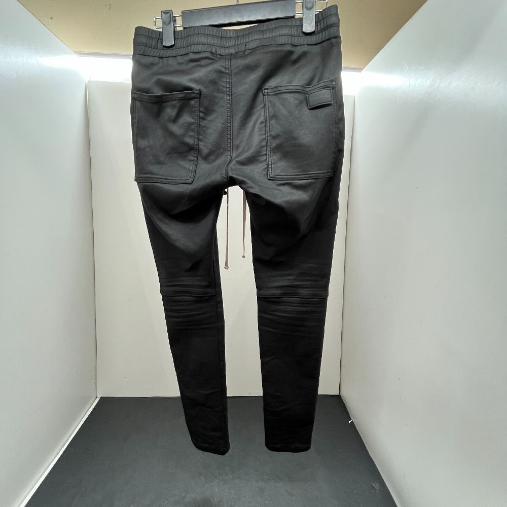 06w19287 ダンケシェーン Danke Schon カーゴパンツ レザー調 黒 M 