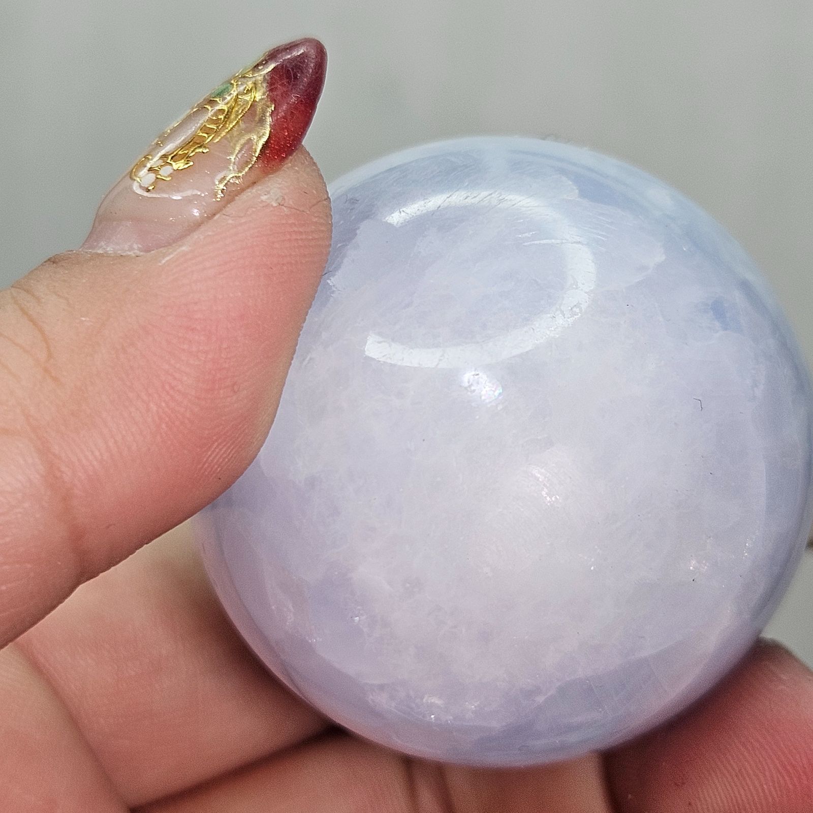 セレスタイト✨卵型✨カービング✨ - メルカリ
