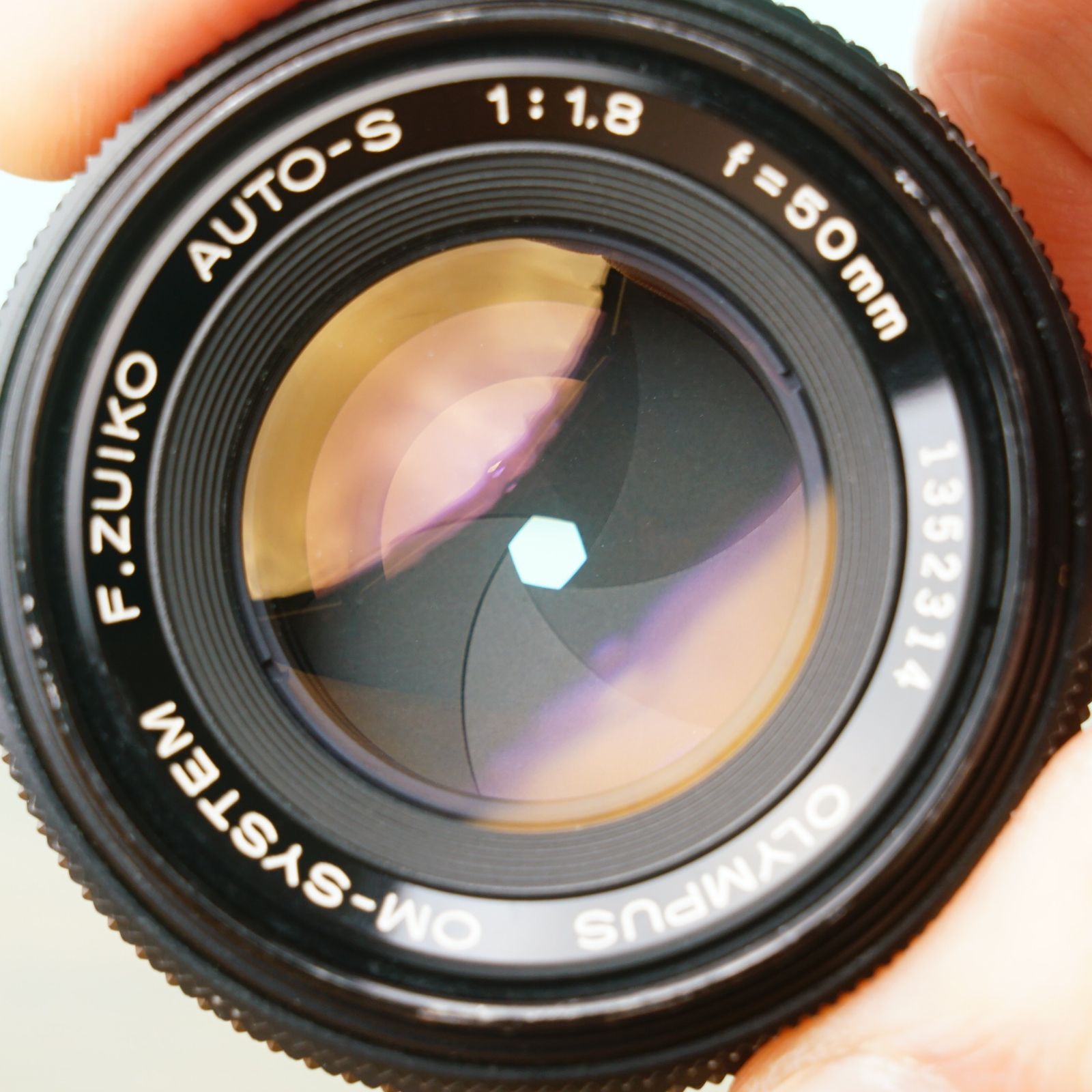 完動品◎オリンパス OM-1 50mm F1.8 F.ZUIKO AUTO-S フィルムカメラ