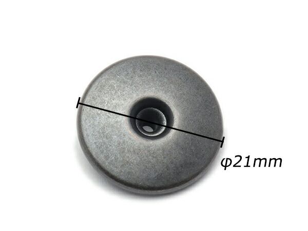 大袋デザインホック 【大袋】デザインホック 極大 ピンホール Lダール φ21mm 100ヶ 金具 デザインホック レザークラフトぱれっと 極大 ピンホール アンティック