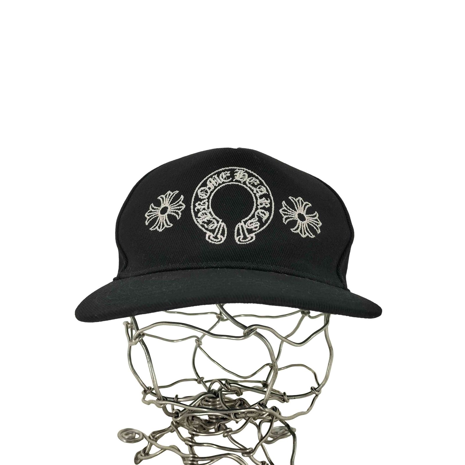 クロムハーツ CHROME HEARTS BASEBALL CAP DENIM +HORSESHOE ホース