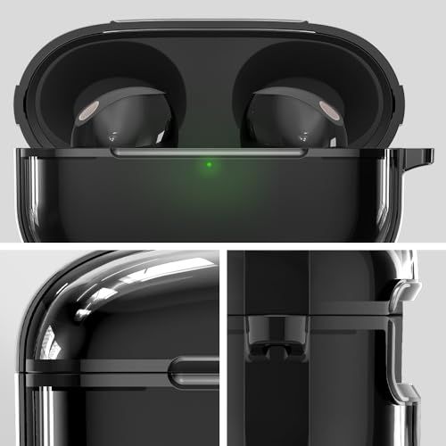 Spigen Sony WF-1000XM5 ケース 透明 クリア ワイヤレス充電 対応