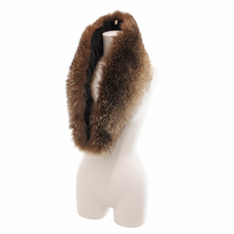 サガフォックス SAGA FOX ティペット マフラー フォックスファー 裏地