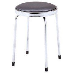  ノーリツ 回転スツール ビニールシート ダークグレー T691CDGL ダイニング用椅子 オフィスチェア ワークチェア 椅子 チェア