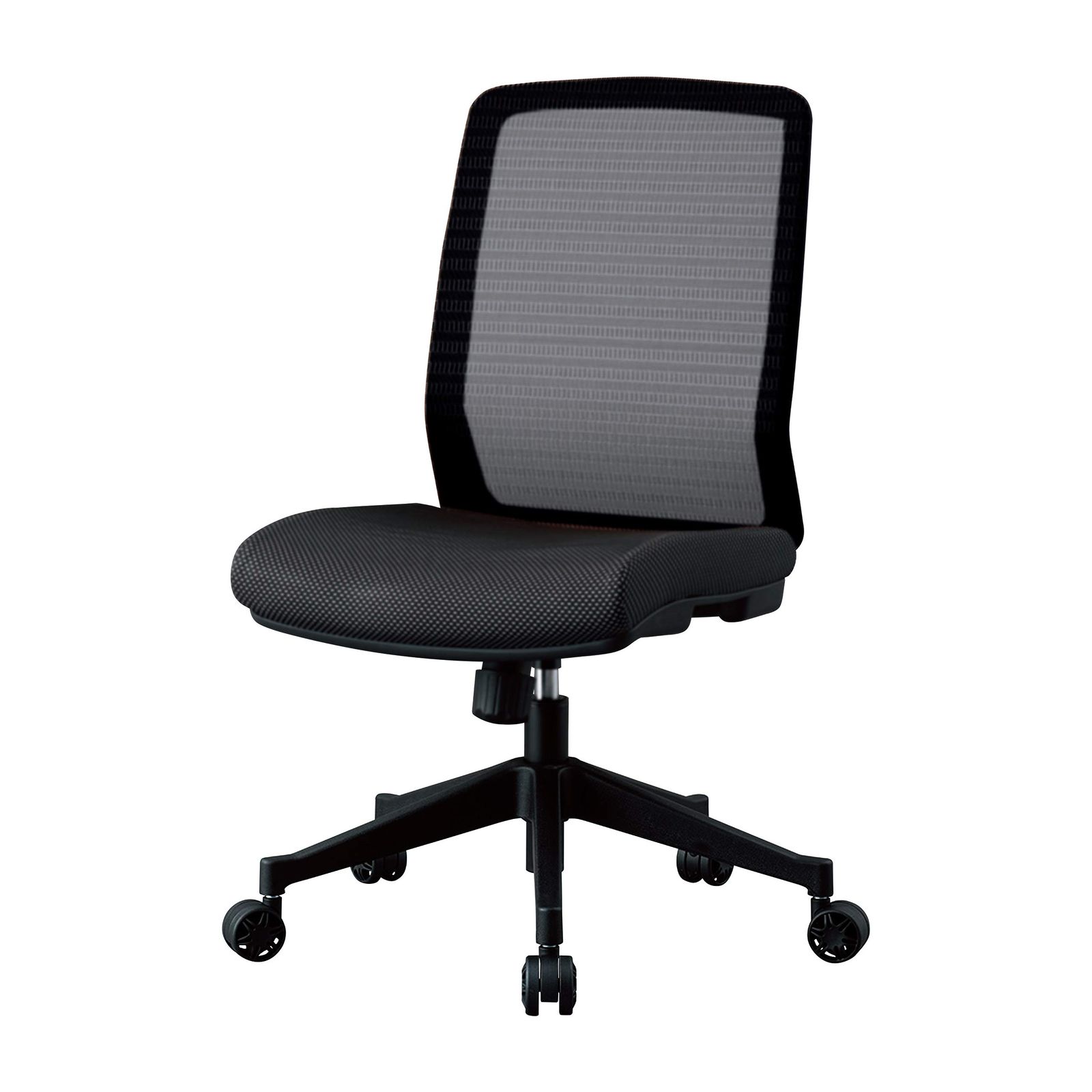 KOIZUMI コイズミ エルゴノミックチェア ブラック JG4-401BK 肘なし サイズ w650×d655×h960~1050mm 座面高 440~530mm