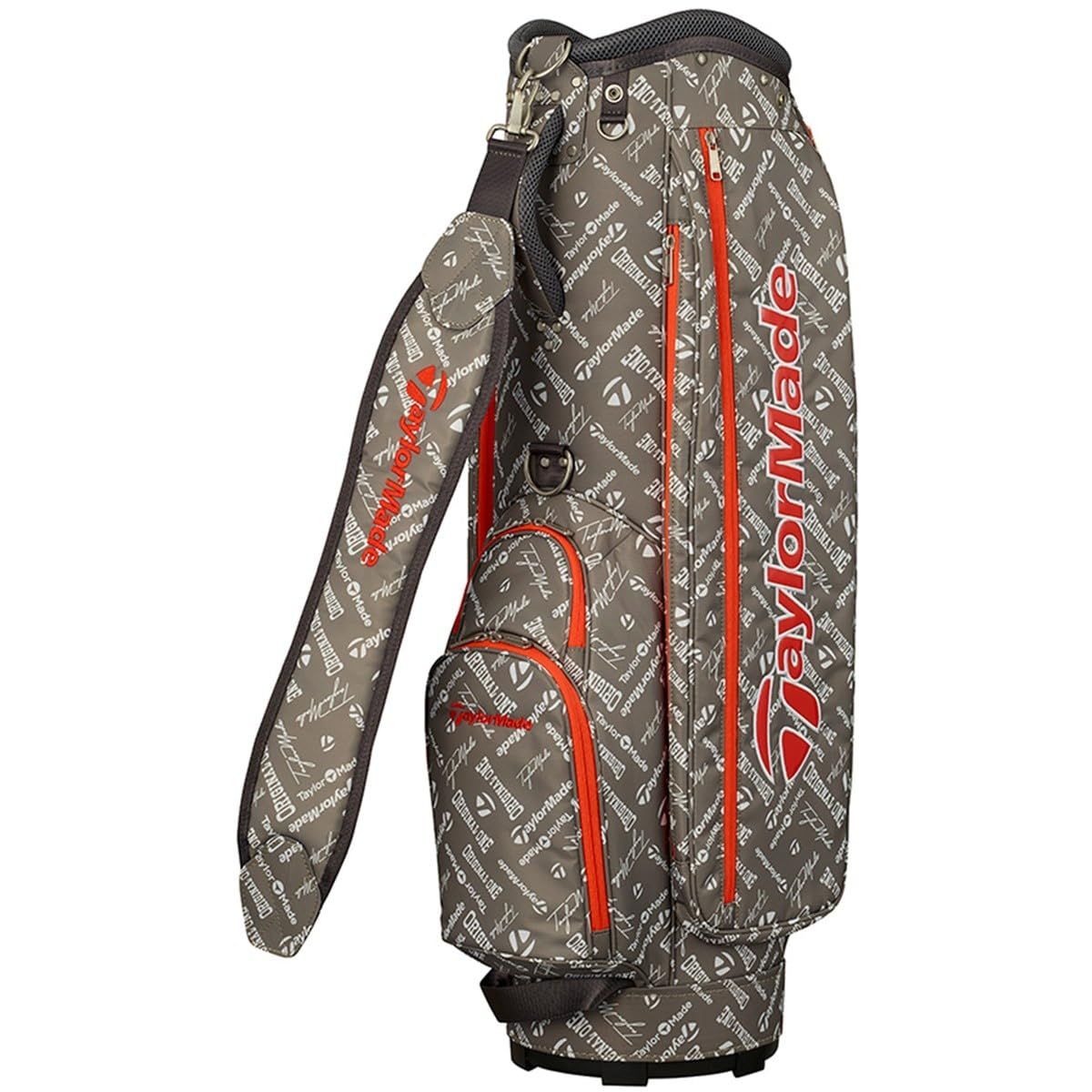 テーラーメイド TAYLOR MADE アイコングラフィック キャディバッグ アシッド ブラウン メンズ キャディバッグ TL593 25FW