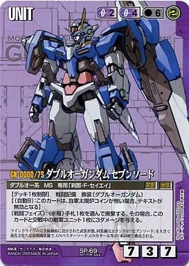 中古】ガンダムウォー SP-69[プロモ]：ダブルオーガンダム セブン
