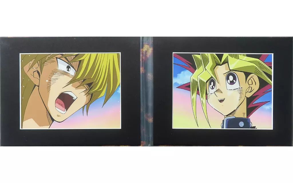中古】原画イラストボード 遊戯王 キャラファインフォリオ バトル