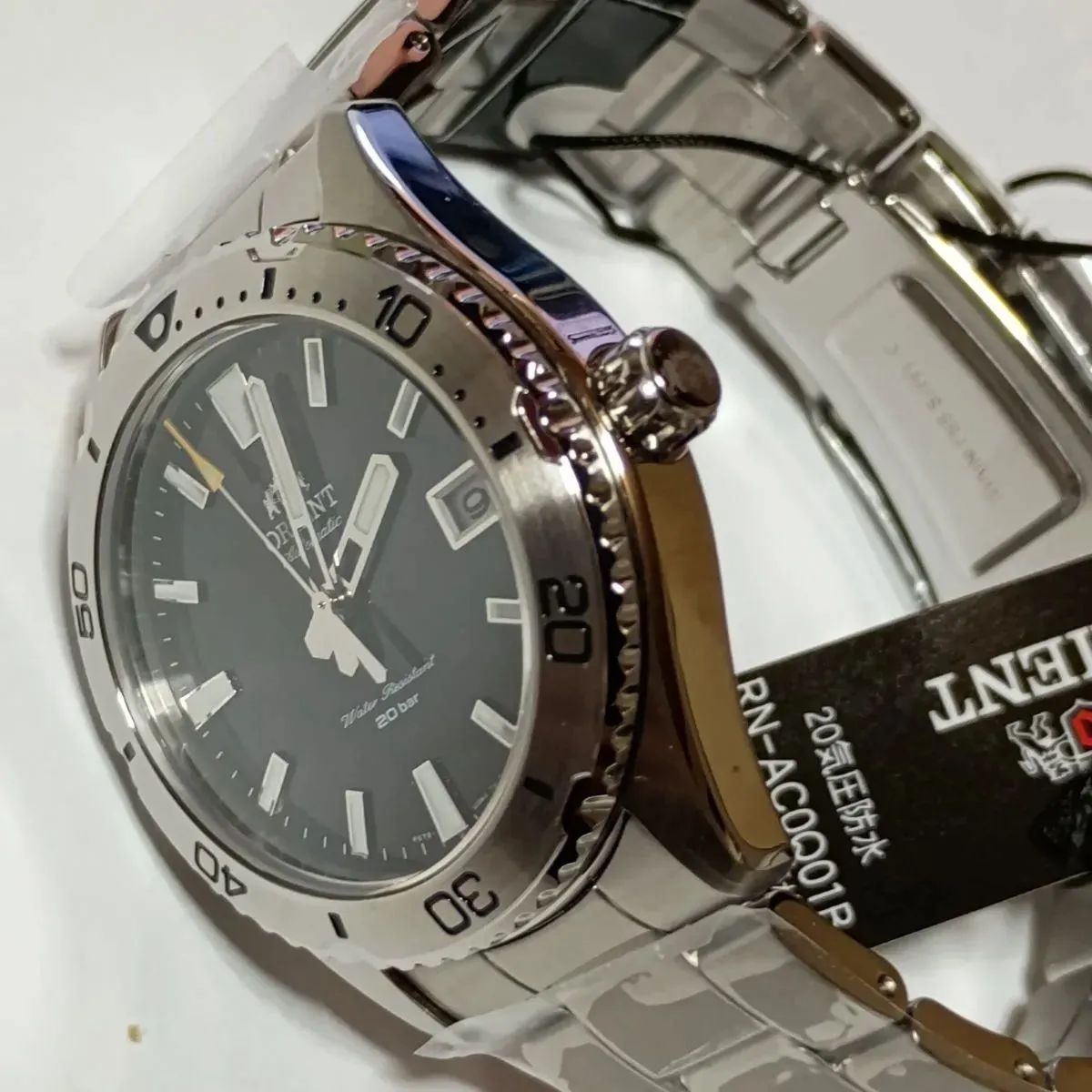 ORIENT Mako40 マコ40 自動巻き RN-AC0Q01B ブラック - メルカリ