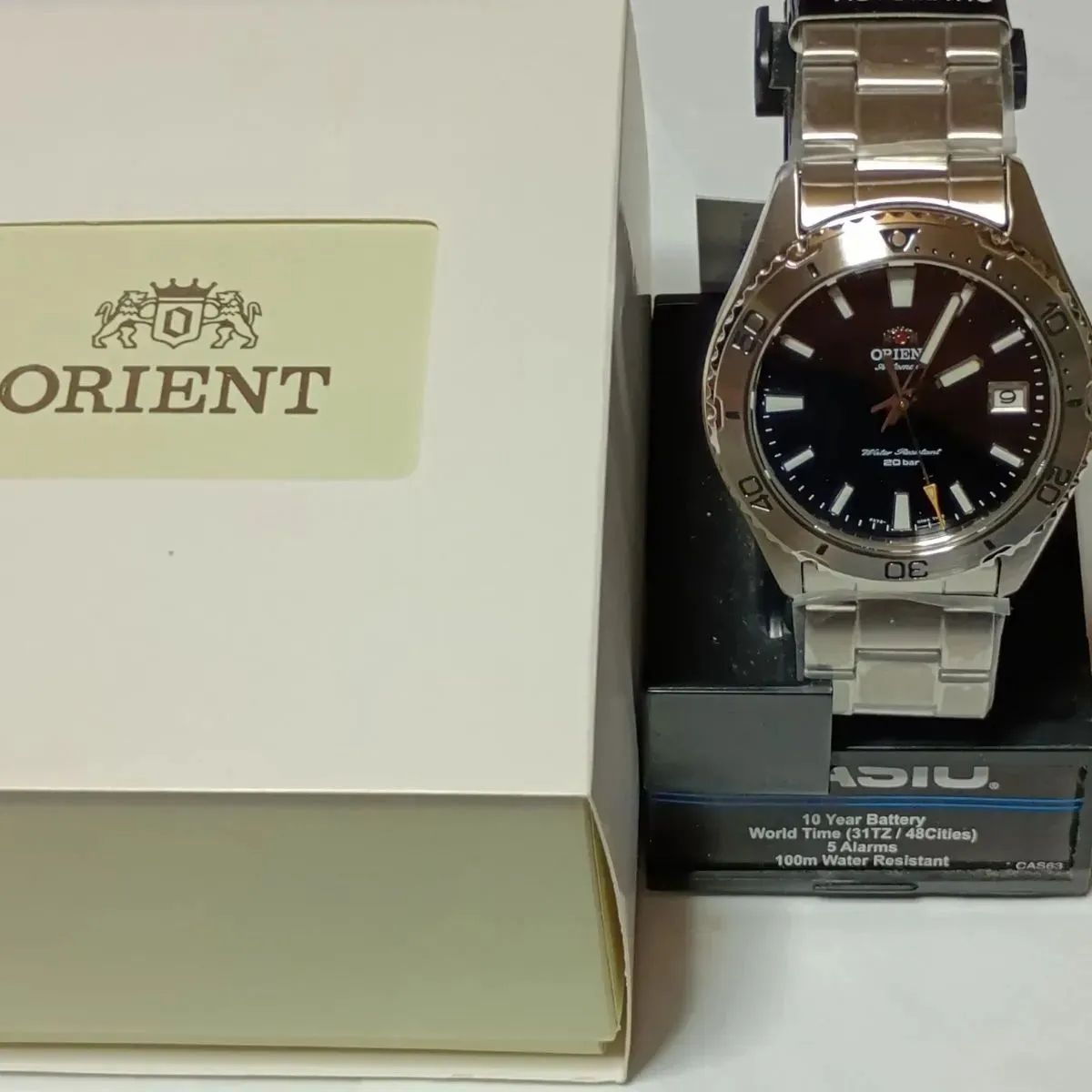 ORIENT Mako40 マコ40 自動巻き RN-AC0Q01B ブラック - メルカリ