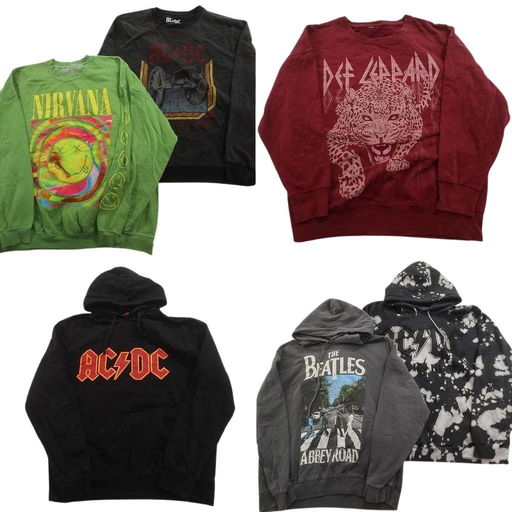 ⚫︎ 586 【専用】古着　スウェット/フーディー　30点 まとめ売り 古着卸 まとめ売り 音楽・バンド スウェット 6枚セット (メンズ L /XL