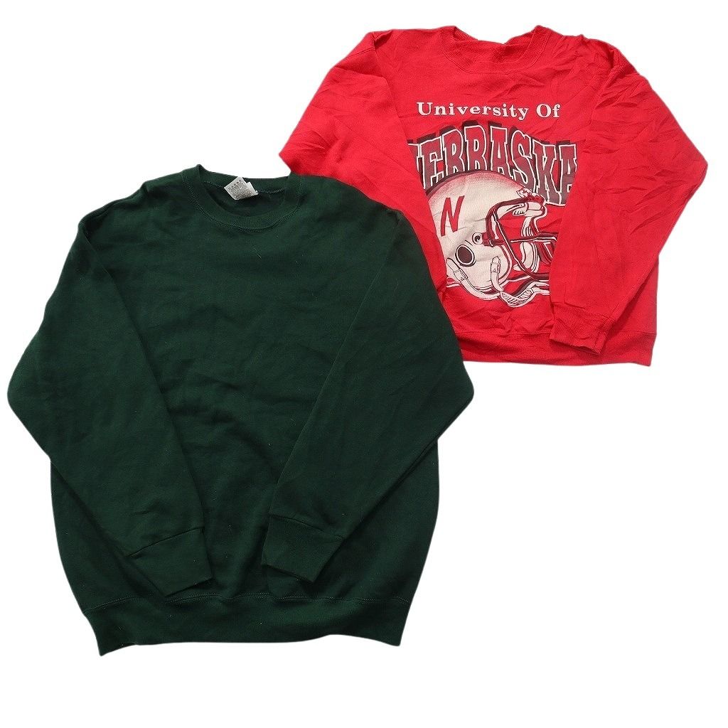 最終値下即日発送【L〜XL】メンズ大量15点まとめ売り 古着セットまとめ売り 古着卸 まとめ売り オールド スウェット 8枚セット (メンズ L /XL