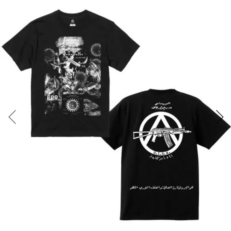 G.I.S.M.（ギズム） G.I.S.M._CORONA T SHIRT バンドT Tシャツ