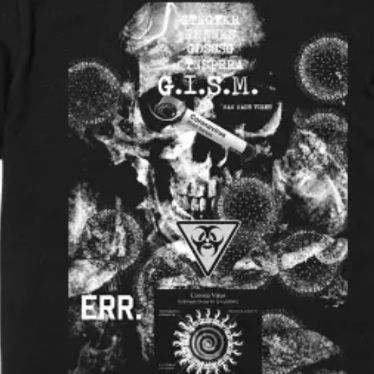 G.I.S.M.（ギズム） G.I.S.M._CORONA T SHIRT バンドT Tシャツ