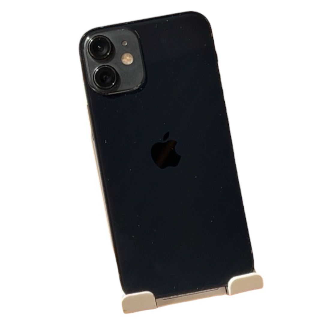 安心保証付き 中古美品 iPhone 12 mini 64GB ブラック（SIMフリー）A25 