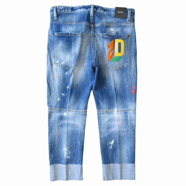 パンツ Dsquared2 ストレッチ ダメージリペア加工 ジーンズ デニム 46