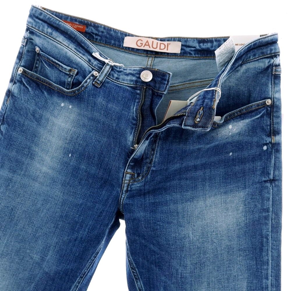 新品】ガウディ GAUDI JEANS BRANDO ストレッチ コットン デニムパンツ