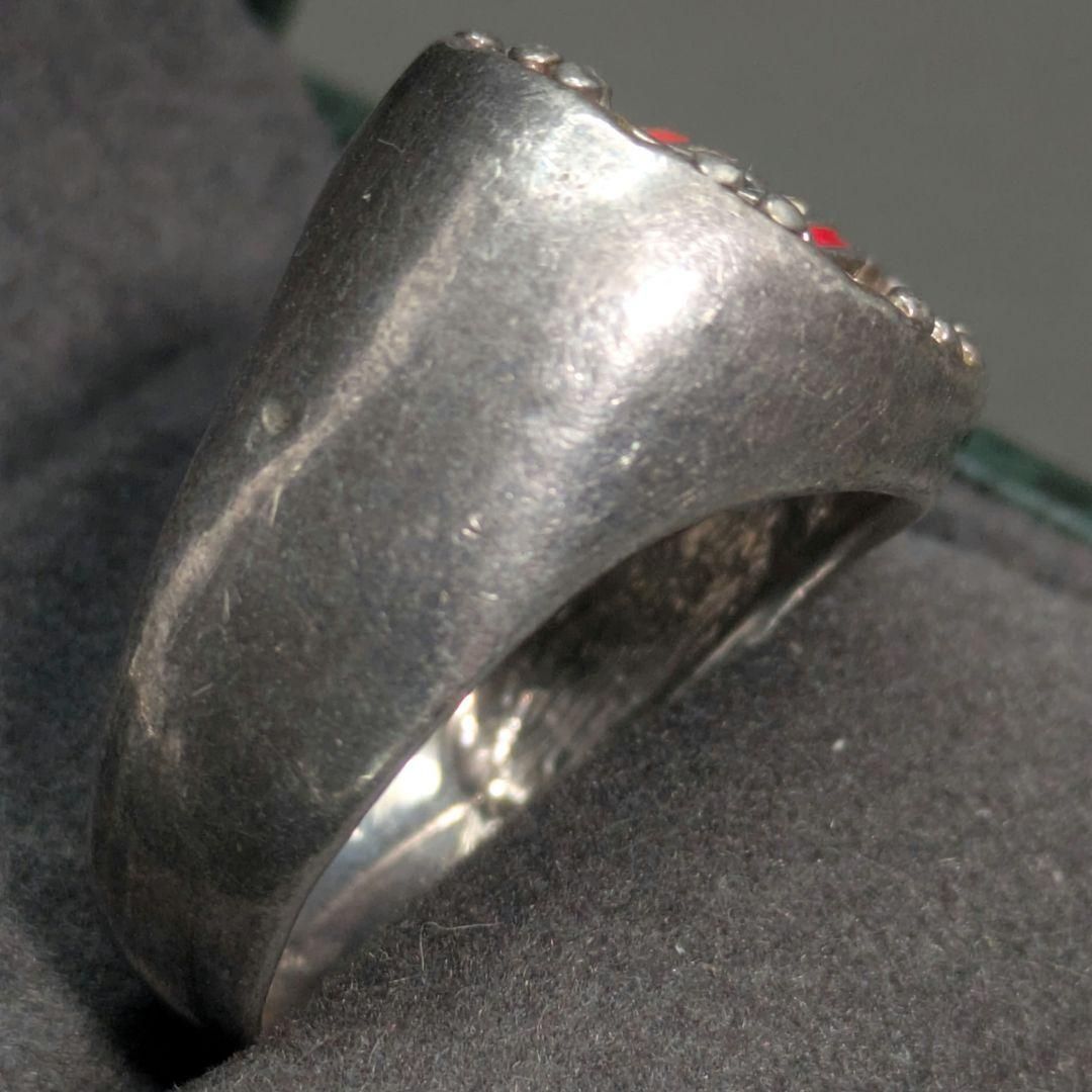 最終価格】CrazieM 20号 カレッジリング メンズ SV925 銀 プエルトリコ 