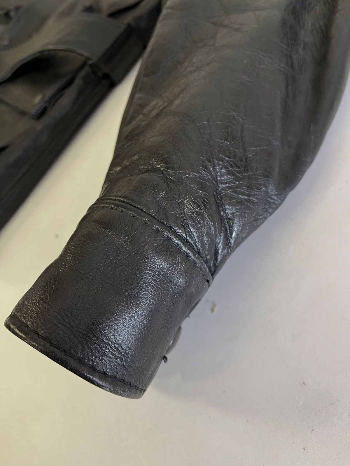 美品】 VANSON 【MODEL TT レザー モーターサイクルジャケット】40