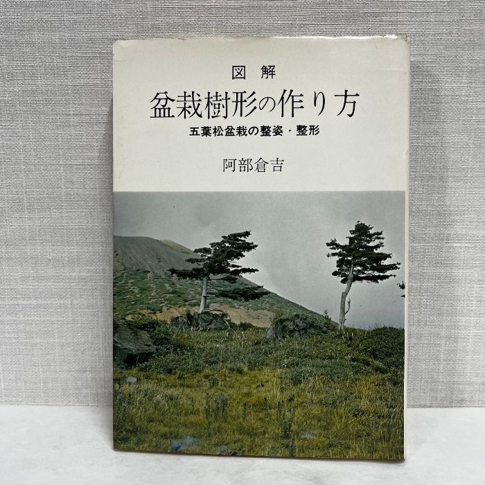 図解 盆栽樹形の作り方 五葉松盆栽の整姿 整形 阿部倉吉 盆栽 希少本