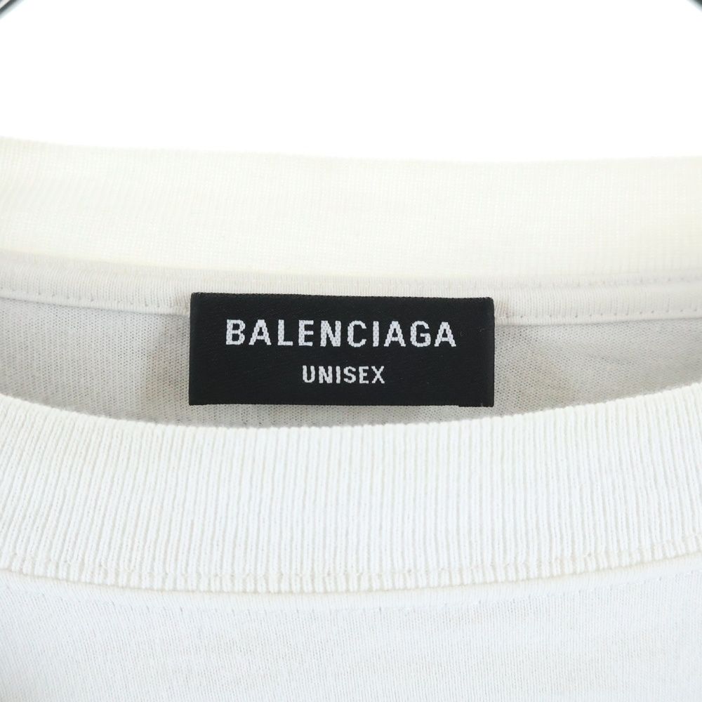 BALENCIAGA (バレンシアガ) 21AW ラバーワッペンロゴ Tシャツ